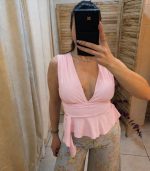 Pink Waves Top