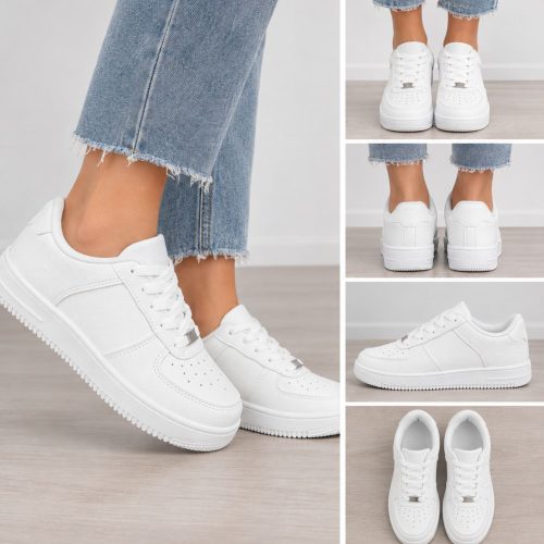 Γυναικεία  Sneakers με Χοντρή Σόλα & Μεταλλική Λεπτομέρεια