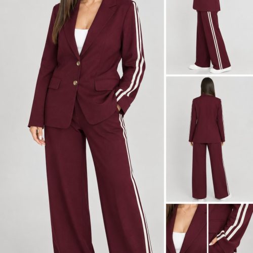 Stripe Tailored Set