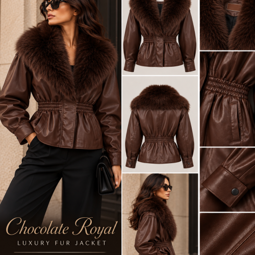 Chocolate Royal– Luxury Fur Jacket 🤎